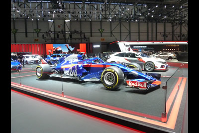 Honda powered Red Bull and Toro Rosso Formula One 